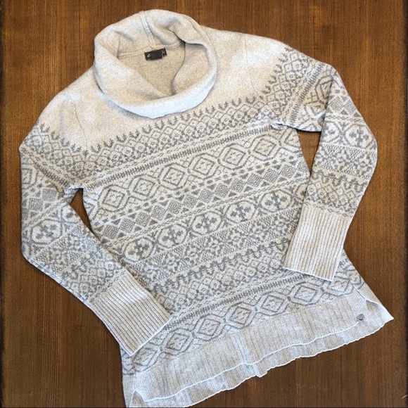 Eddie Bauer Sweaters - Eddie Bauer Wool Blend Funnel neck Sweater